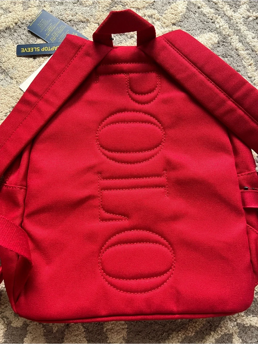 NWT❤️Polo Ralph Lauren Kids Canvas Polo Bear Backpack - Classic School Backpack